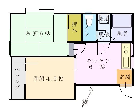 コーポカトレア２０２号室